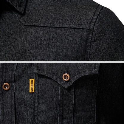 AdaptiveFit | Bomull Denim Skjorta