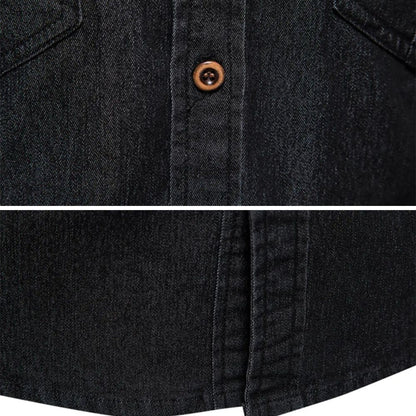 AdaptiveFit | Bomull Denim Skjorta