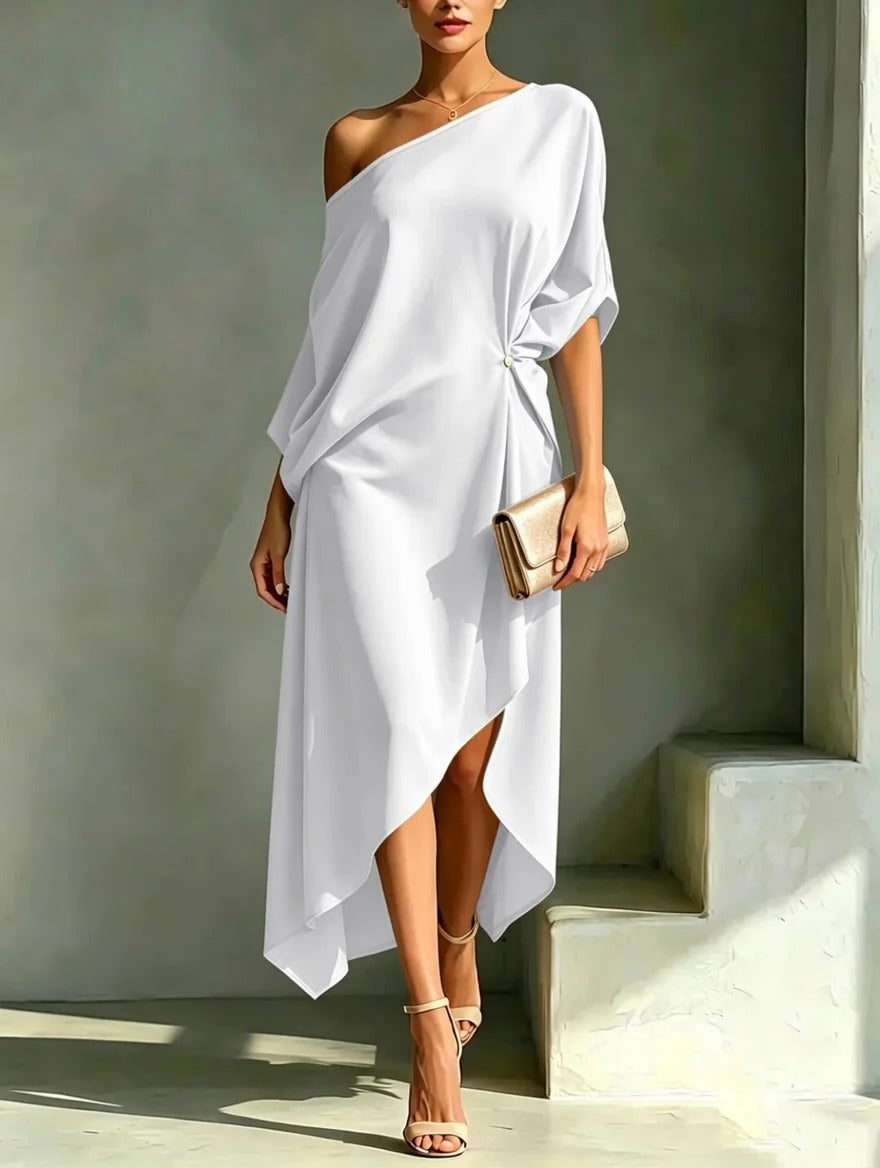 Camila | Elegant asymmetrisk klänning
