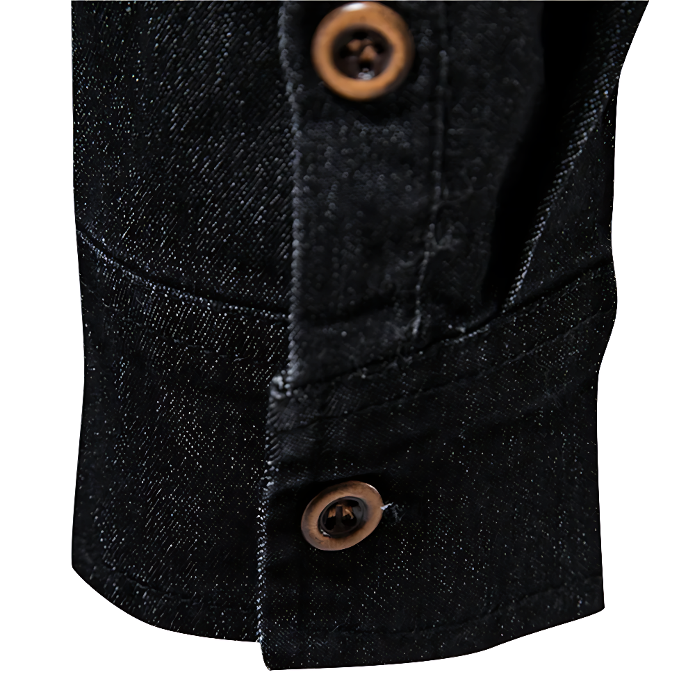 AdaptiveFit | Bomull Denim Skjorta