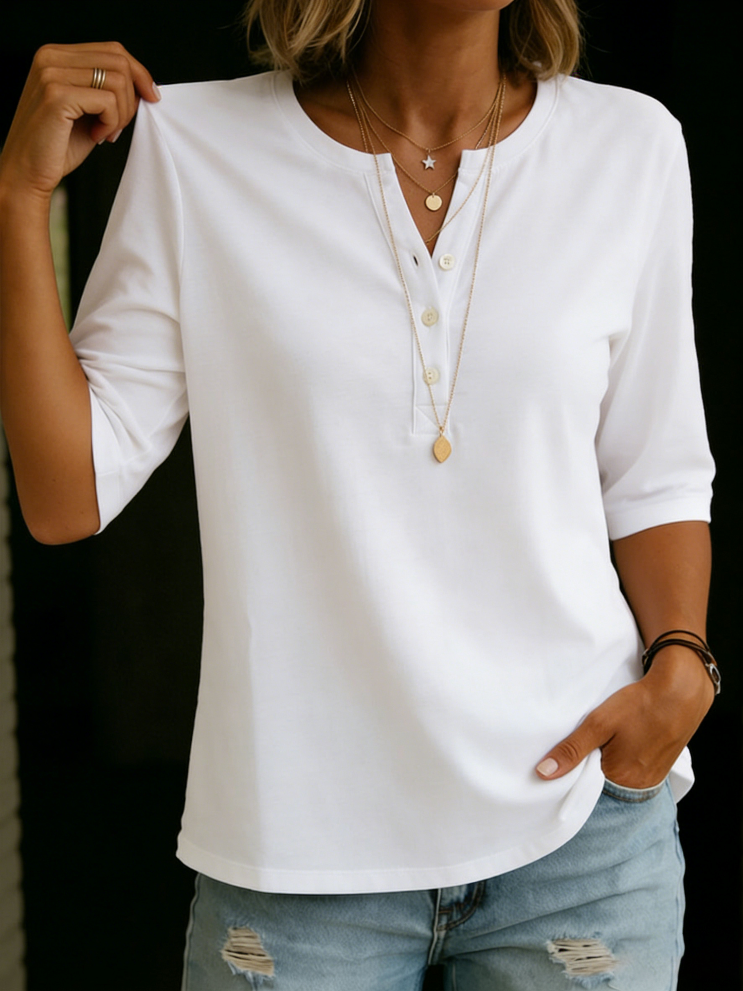 Henley | Avslappnad topp